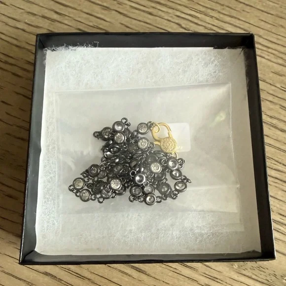 Freida Rothman Lumi Black Bezel Chain - Picture 5 of 5